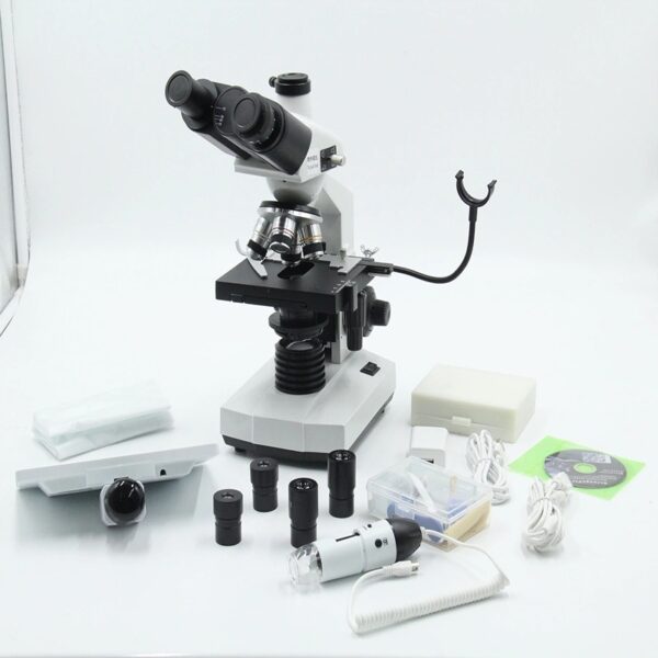 A33 5121 M Led Rechargeable Battery 7″lcd Biological Usb Portable Dual Lens Digital Microscope